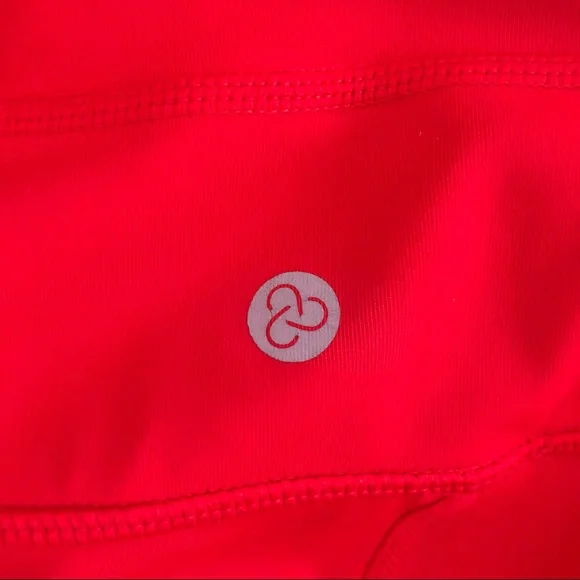 Zella Red Mesh Leggings - Picture 7 of 9